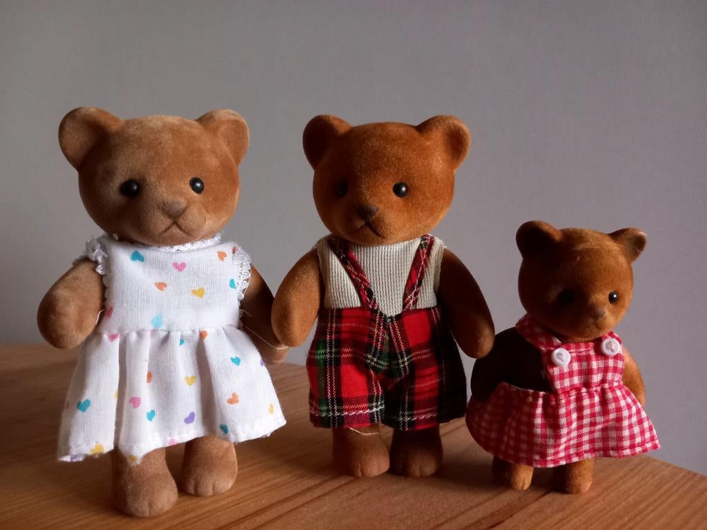 Sylvanian families/Bärenwald beren, Ophalen of Verzenden, Gebruikt