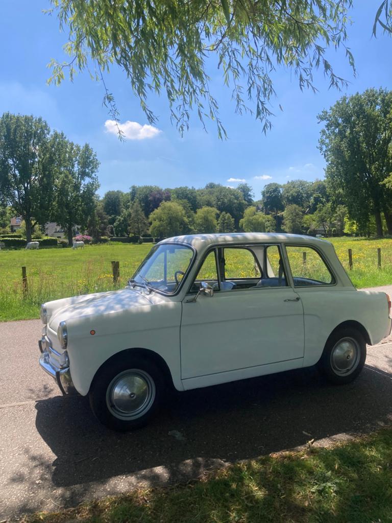 Autobianchi 110FB/5 1968 Wit, Auto's, Overige Auto's, Wit, Particulier, Sedan, Geïmporteerd