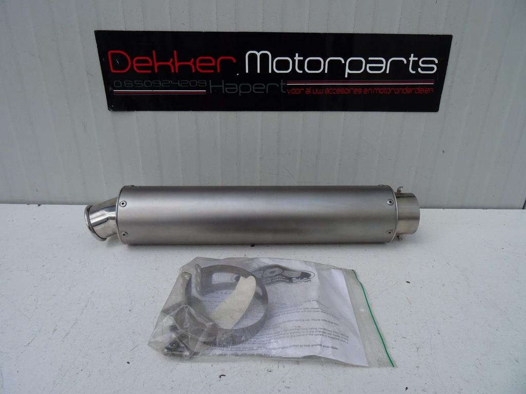 Bos Superbike Titatium Uitlaat Demper # 60mm # Universeel #, Motoren, -, -, Nieuw, Ophalen of Verzenden