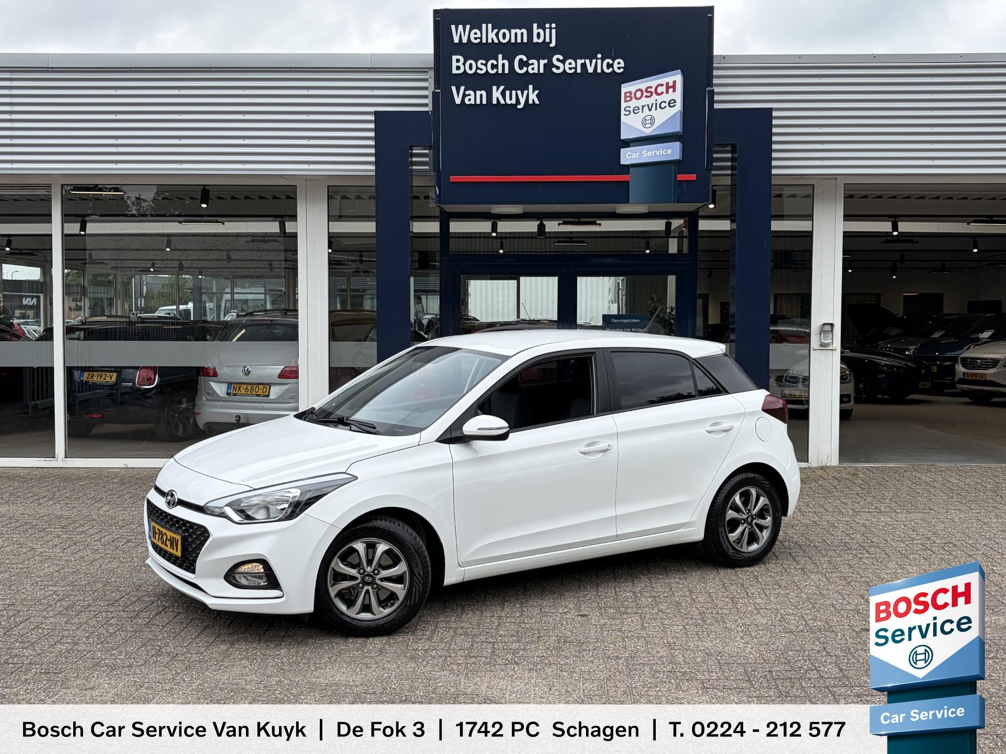 Hyundai i20 1.0 T-GDI Comfort / Automaat / Cruise-Control /, Euro 6, Wit, 3 cilinders, Start-stop-systeem