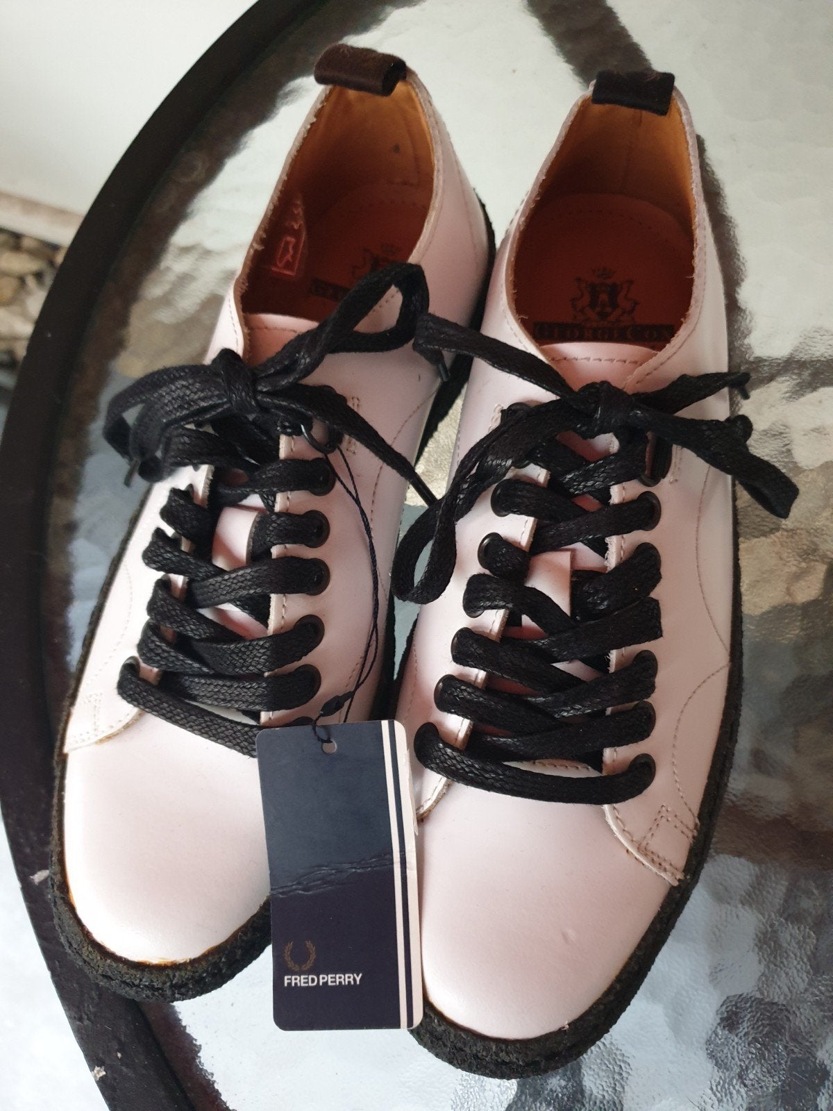 Fred perry george cox creeper lea schoen sneaker, Wit, Nieuw, Ophalen of Verzenden, Sneakers of Gympen