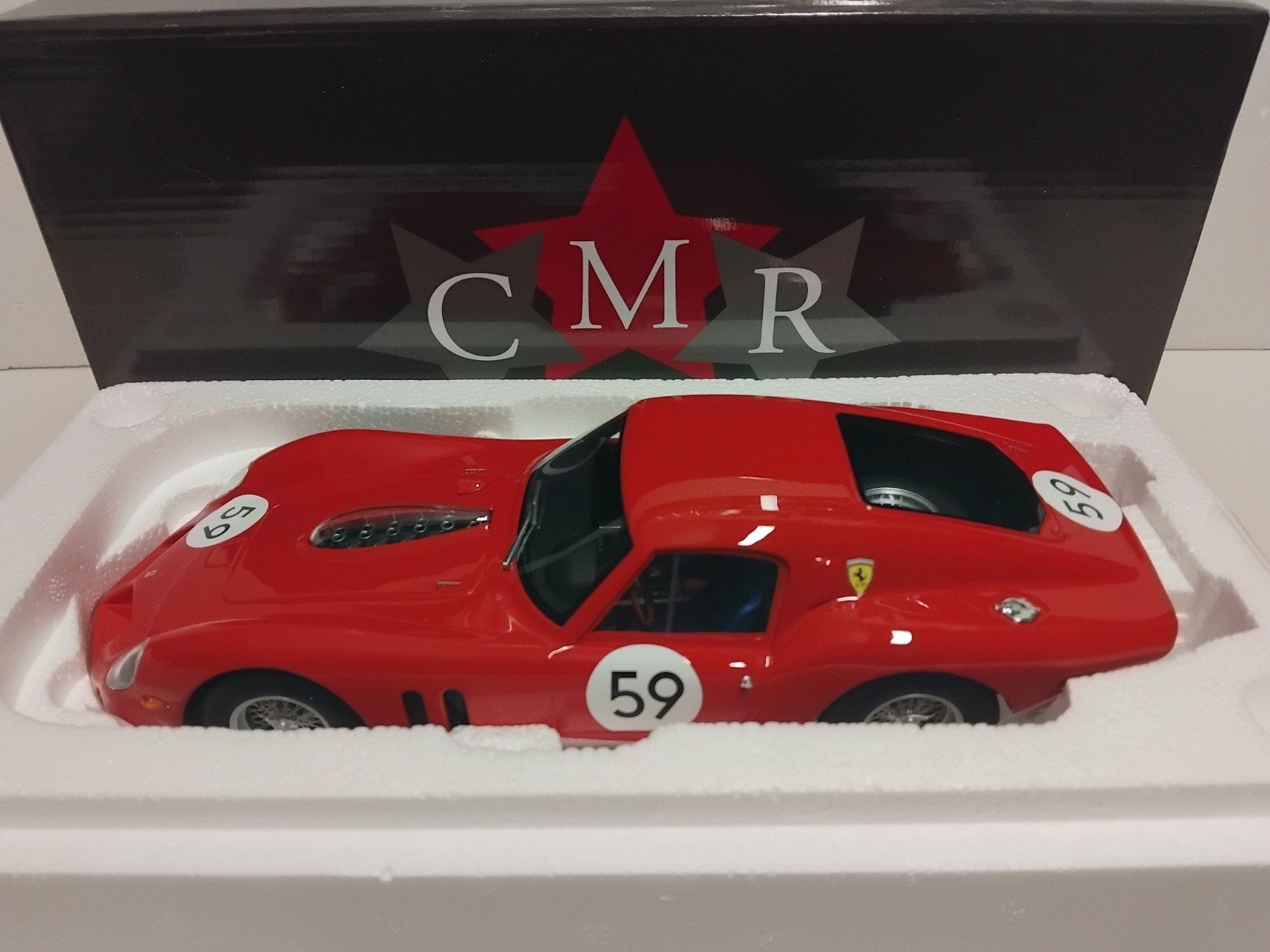 Ferrari 250 GT Drogo #59 rood Replicars CMR 1:18 KRD, Hobby en Vrije tijd, Modelauto's | 1:18, Ophalen of Verzenden, Zo goed als nieuw
