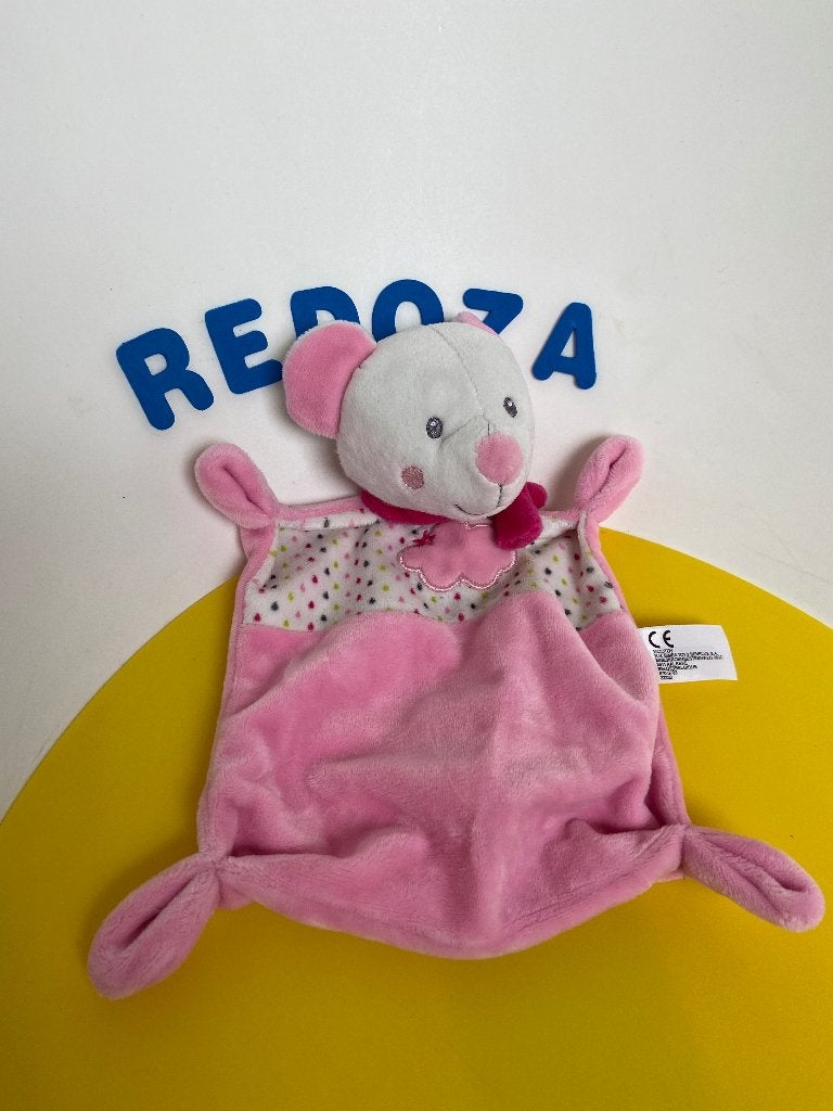 K2756 nicotoy doekje beer roze, Ophalen of Verzenden, Zo goed als nieuw, Overige typen
