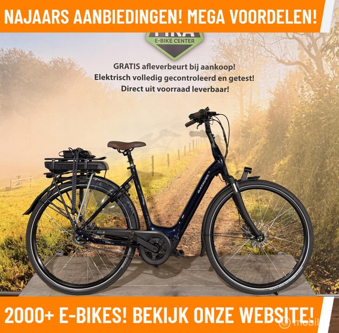 Batavus Finez Elektrische fiets met BOSCH midden motor!, 51 tot 55 cm, Nieuw, 50 km per accu of meer, Batavus