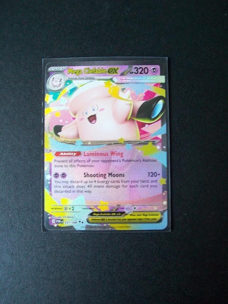 1360. Nieuwe Pokemon Kaart MEGA CLEFABLE EX HP 320 (031/088), Verzenden, Nieuw, Losse kaart, Foil