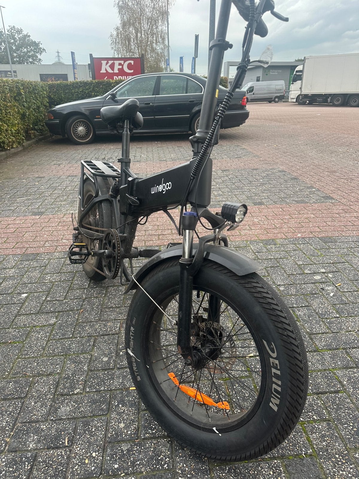 Windgoo F22 Pro fatbike – 2 accu's (incl. 40Ah) – 7 mnd oud, Fietsen en Brommers, Ophalen, Zo goed als nieuw, Staal, 24 inch of meer