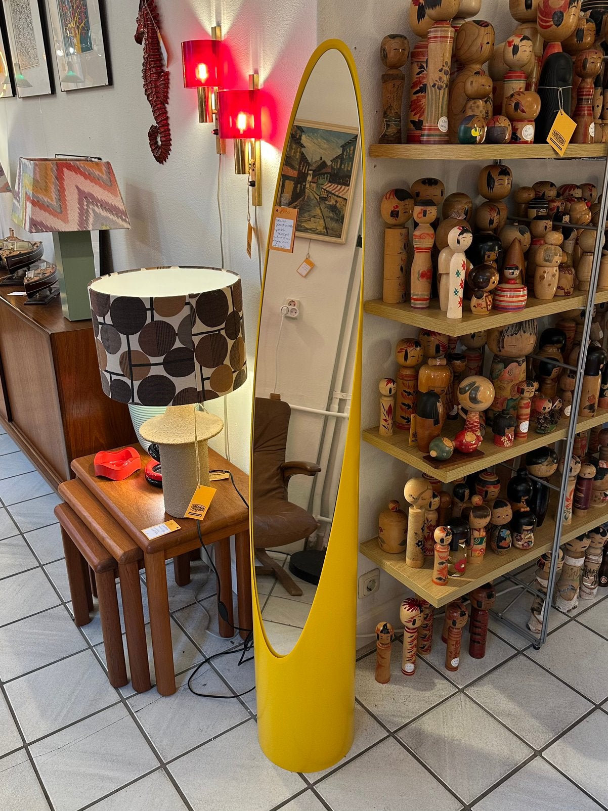 Lipstick Spiegel Roger Lecal Nieuw geproduceerd in Italië, Antiek en Kunst, Ophalen of Verzenden, Rechthoekig, Minder dan 50 cm