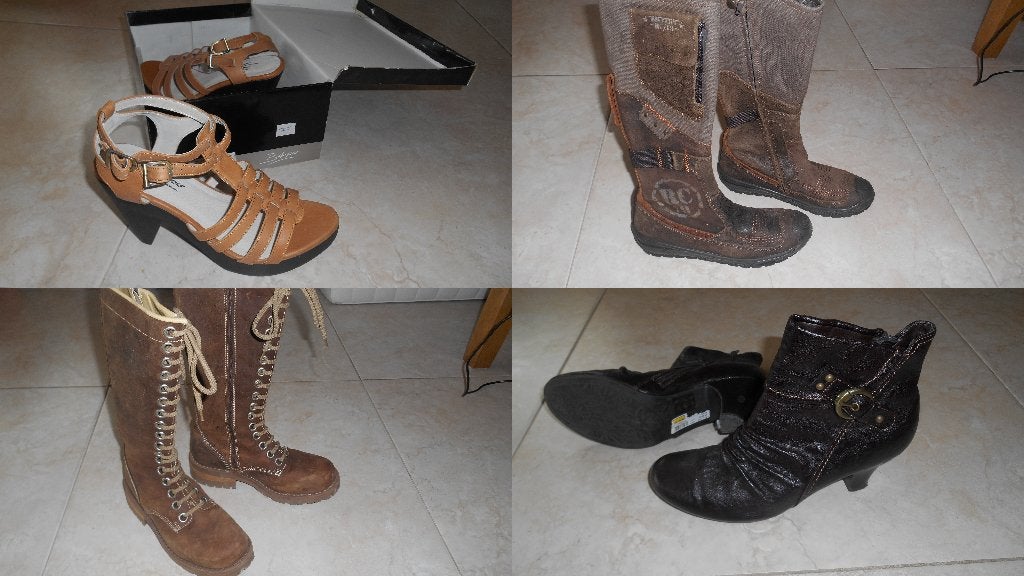 Schoenen Laarzen Boots Hakken Sandalen 37, Schoenen met lage hakken, Overige kleuren, Ophalen of Verzenden, Zo goed als nieuw
