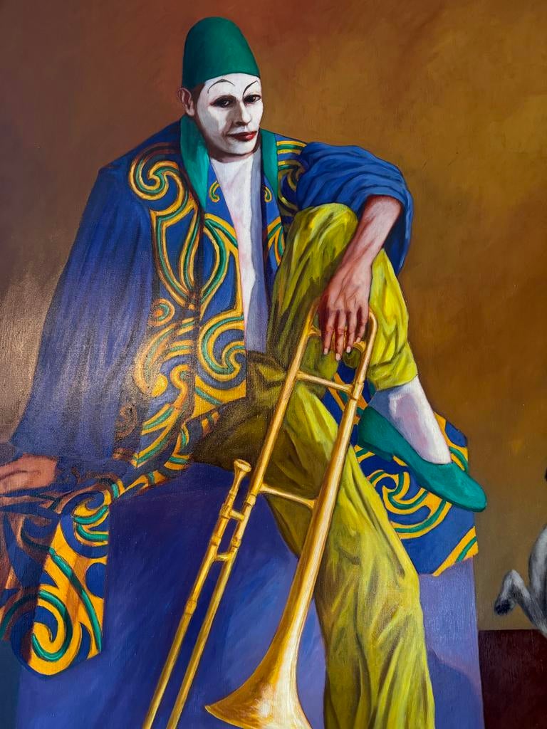 George van Herwaarde - Clown met Trombone en Hond (1984), Ophalen