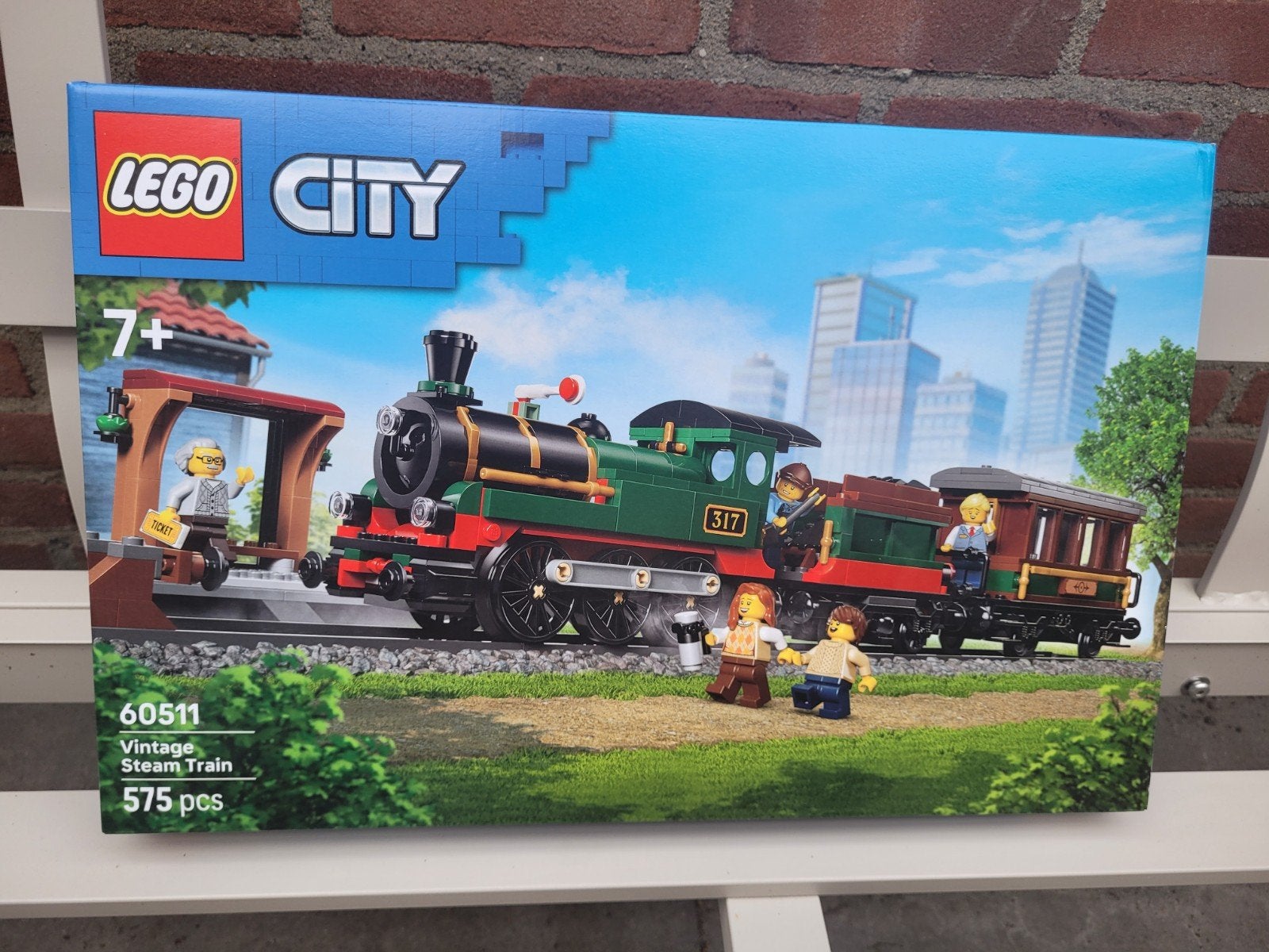 LEGO City 60511 Vintage Stoomtrein - Nieuw in doos, Ophalen, City, Inclusief doos, Lego