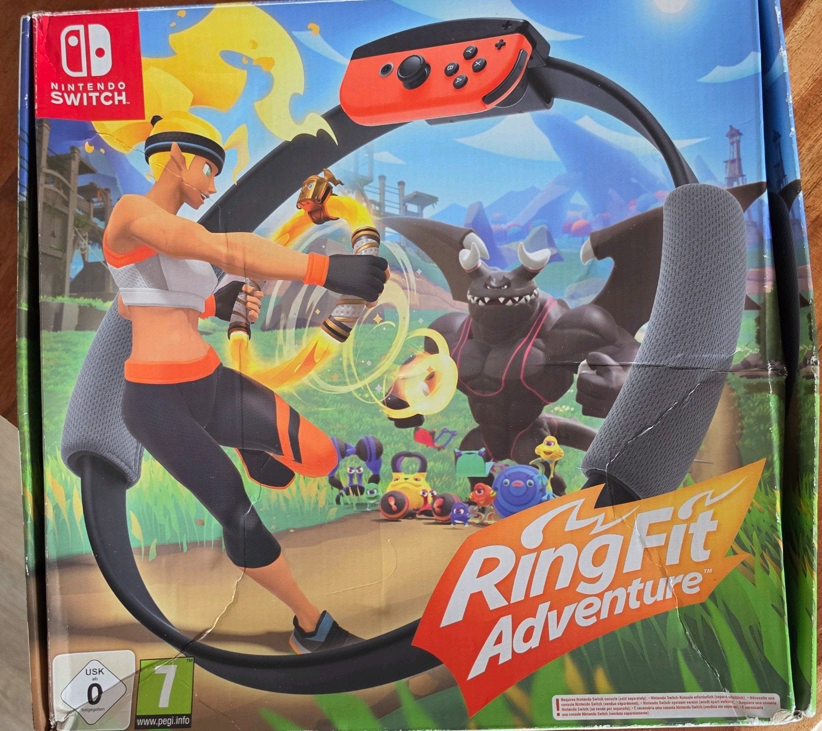 Nintendo Switch Ring Fit Adventure (Zonder Switch), Spelcomputers en Games, Spelcomputers | Nintendo Switch, Ophalen of Verzenden