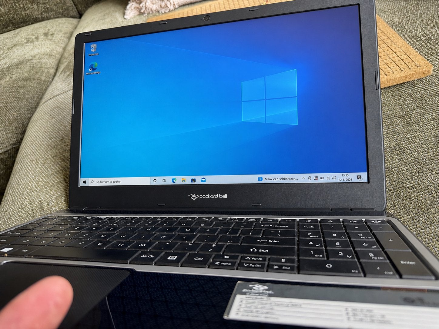Packard Bell laptop – werkend – Windows 10 – 4GB RAM, Computers en Software, Windows Laptops, 320 gb, Gebruikt, 2 tot 3 Ghz, 15 inch