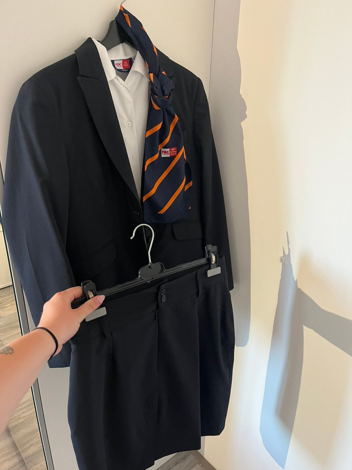 Uniform ROC airportcollege maat 38-40, Ophalen of Verzenden, Zo goed als nieuw, Maat 38/40 (M)