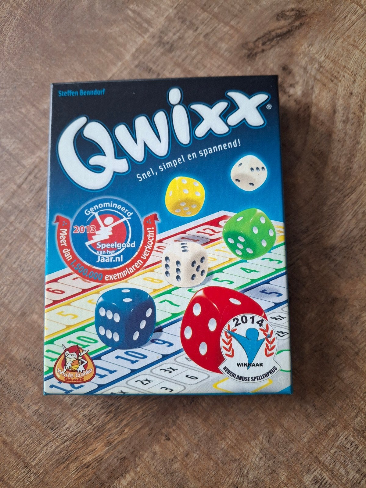 zgan kaartspel Qwixx, Ophalen, Zo goed als nieuw