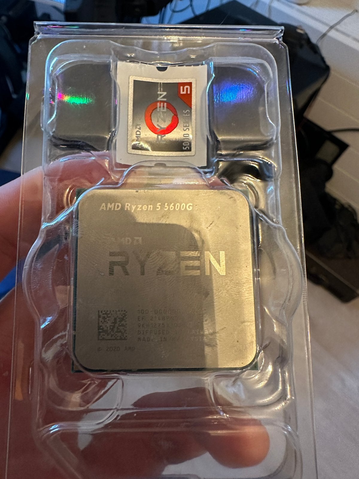 Ryzen 5 5600G apu, Computers en Software, Ophalen of Verzenden, Zo goed als nieuw, 3 tot 4 Ghz
