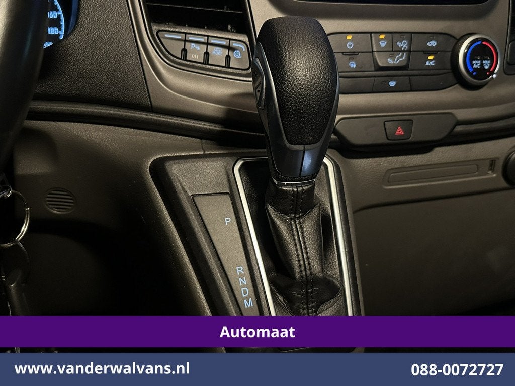 Ford Transit Custom 2.0 TDCI 130pk Automaat L1H1 Euro6 Airco, Auto's, Stof, 4 cilinders, Wit, Origineel Nederlands