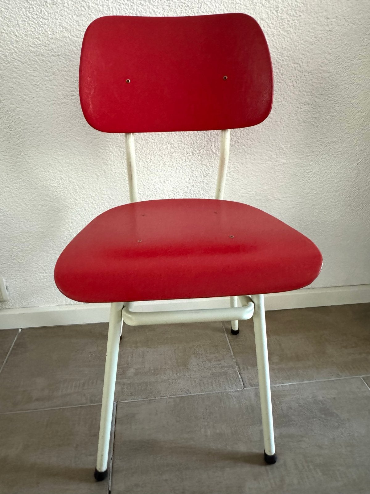 Vintage Brabantia stoel jaren '50/'60 - Rood, Ophalen