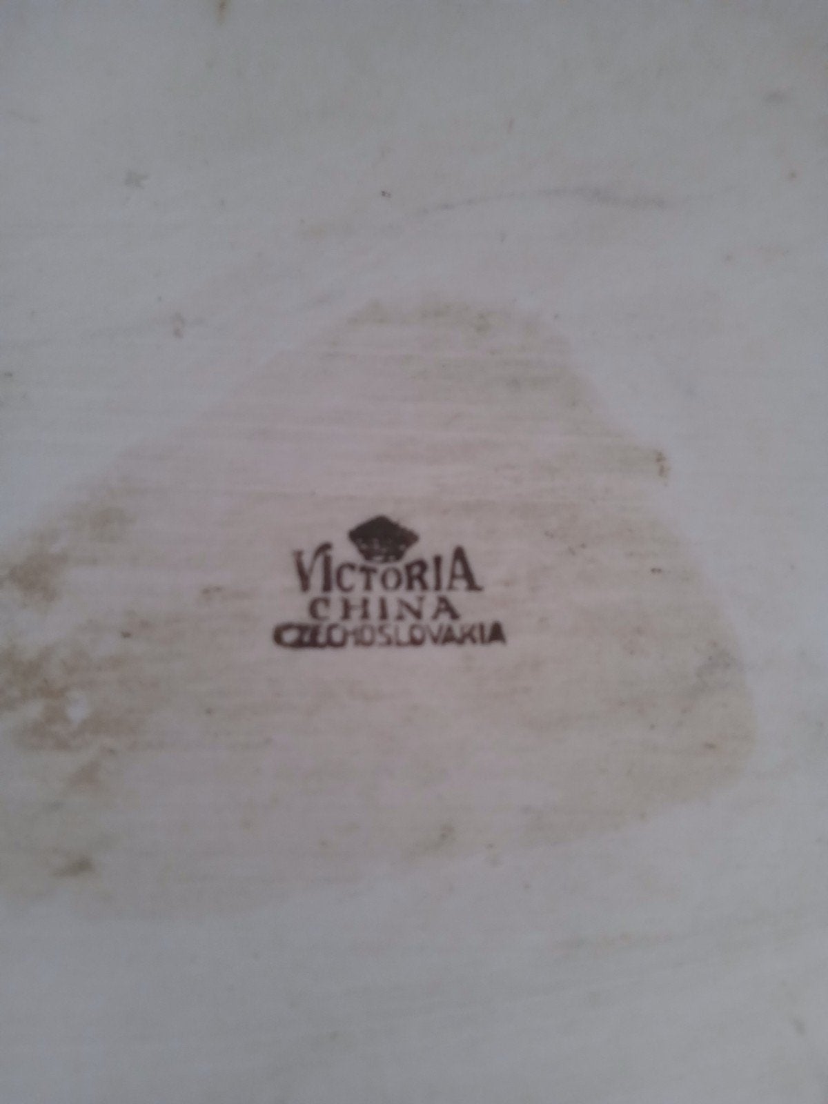 Vintage Victoria China Tsjechoslowakije Dienblad, Antiek en Kunst, Ophalen of Verzenden