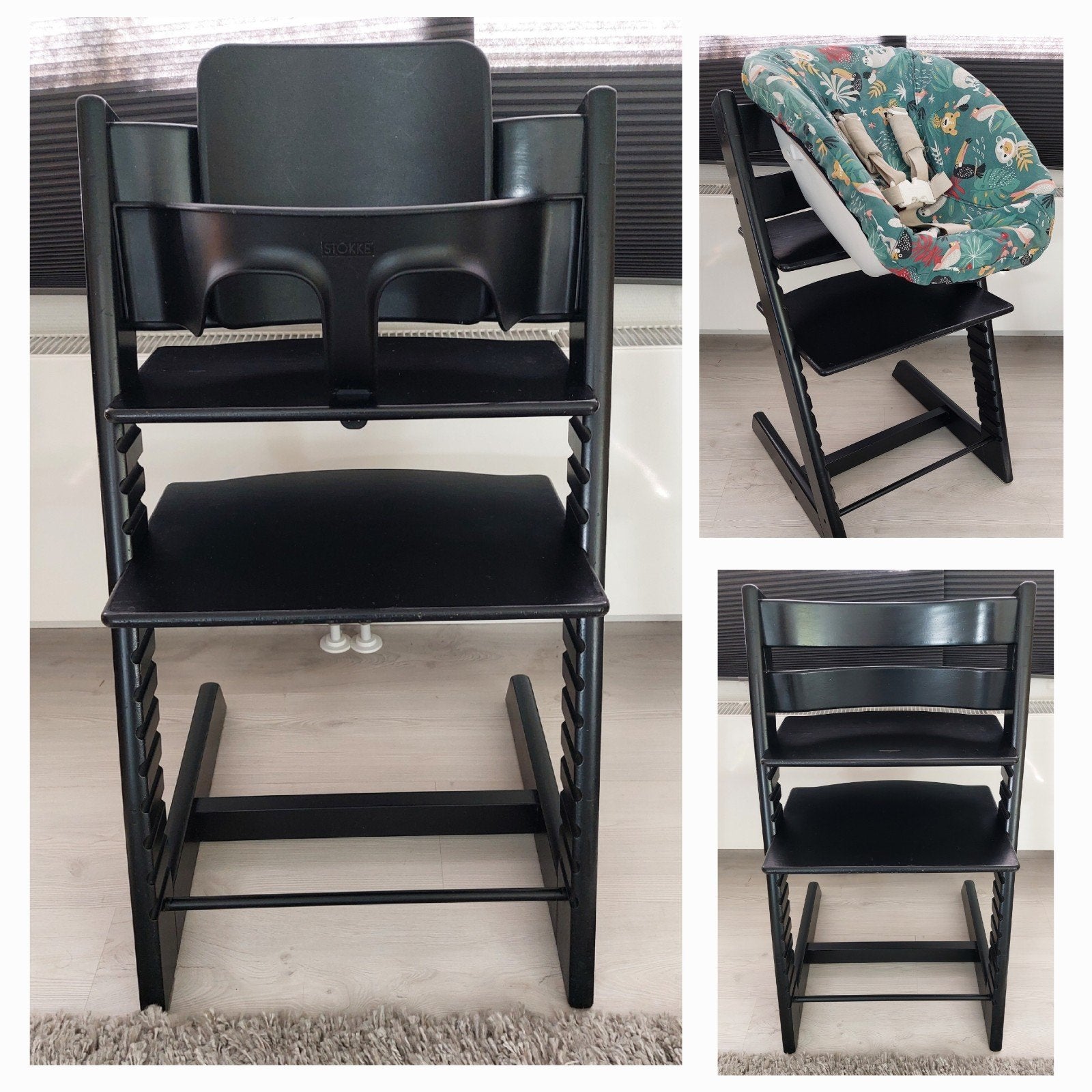 Complete set! Tripp Trapp kinderstoel, newborn, babyset etc, Kinderen en Baby's, Kinderstoelen, Ophalen, Gebruikt, Meegroeistoel