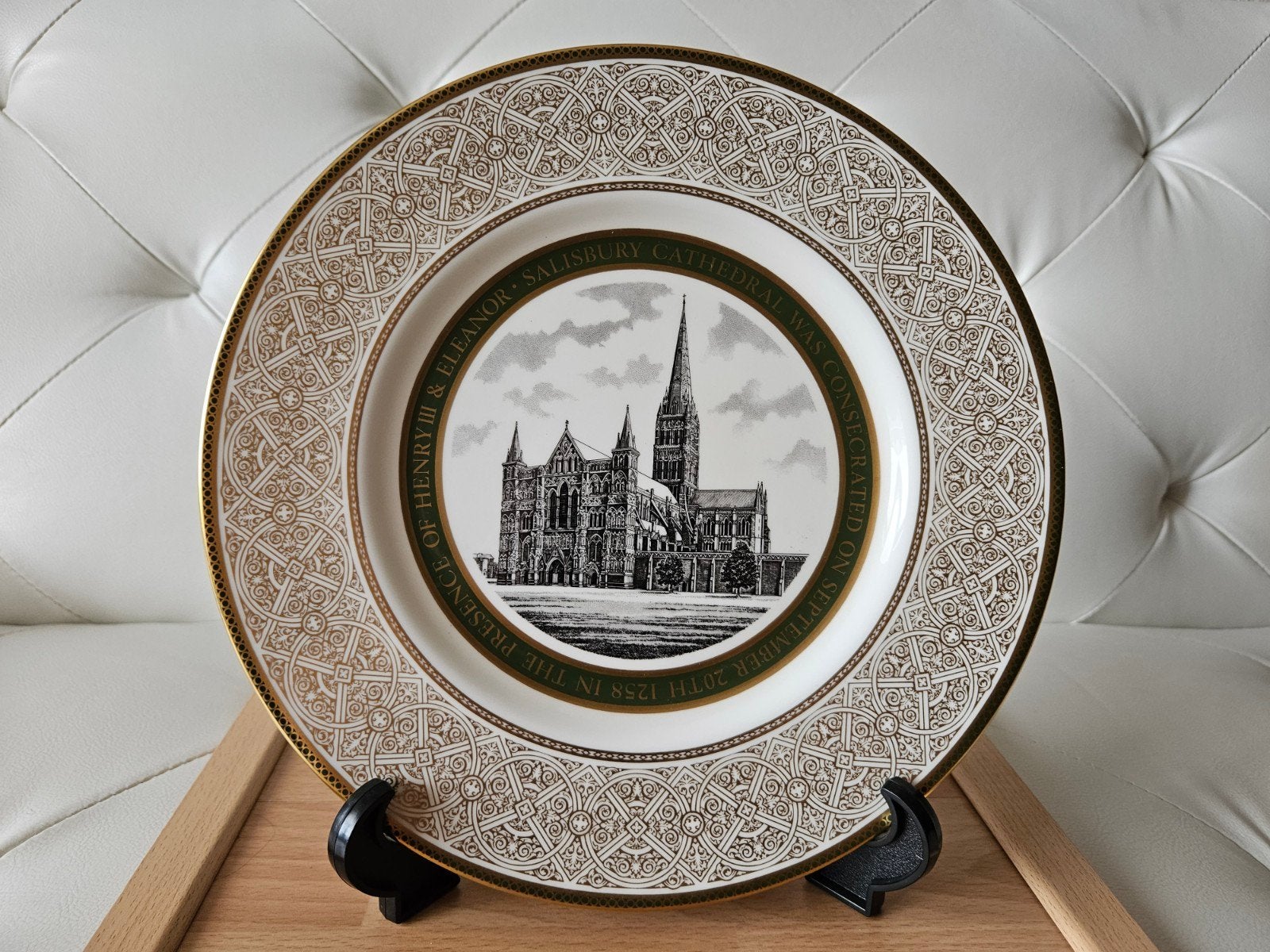 Wedgwood Bone China Salisbury Cathedral, Antiek en Kunst, Antiek | Wandborden en Tegels, Ophalen of Verzenden