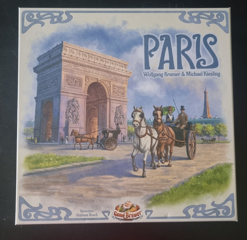 Paris bordspel, Een of twee spelers, Ophalen of Verzenden, Zo goed als nieuw, Game Brewer