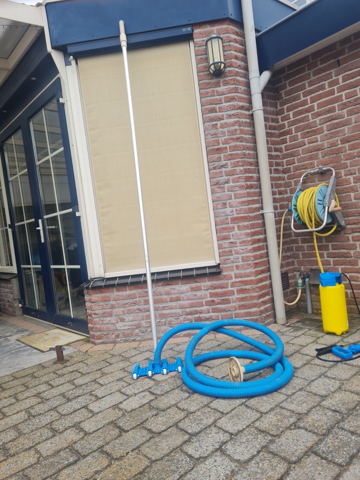 Zwembadstofzuiger met slang en uitschuifbare steel, Ophalen, Gebruikt, Overige typen