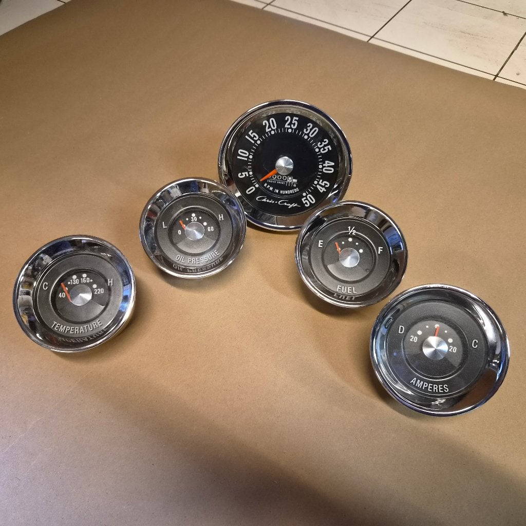 Chris Craft (Chevy V8) vintage meter set, Ophalen of Verzenden, Nieuw, Motor en Techniek, Motorboot