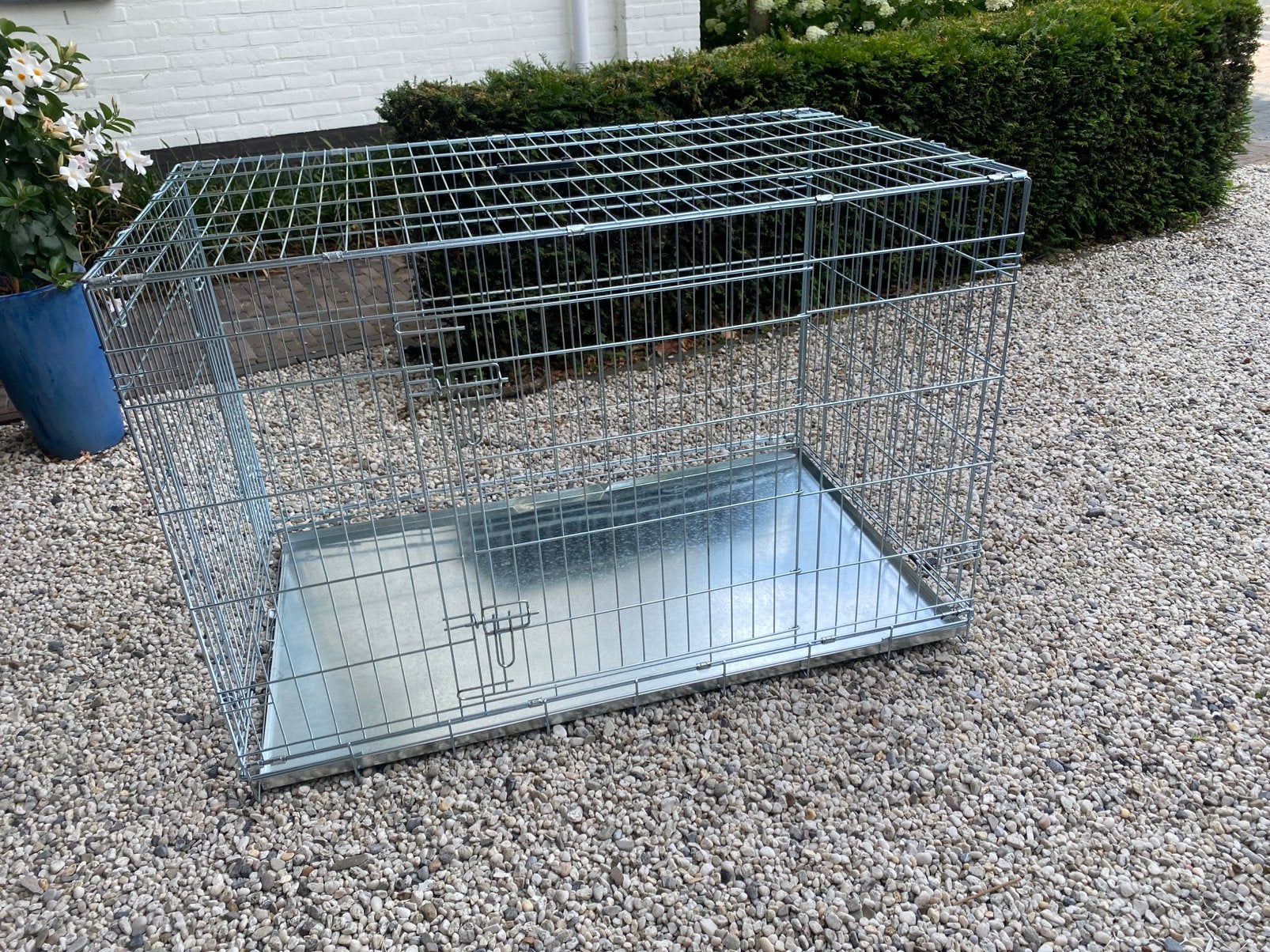 Grote bench 120 x 75 br x 80 h, Dieren en Toebehoren, Ophalen of Verzenden, Zo goed als nieuw, 110 cm of meer, 65 tot 100 cm