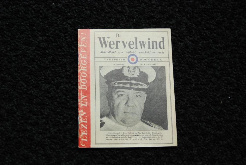 De Wervelwind vluchtschrift, Ophalen of Verzenden, Overige soorten, Nederland, Boek of Tijdschrift