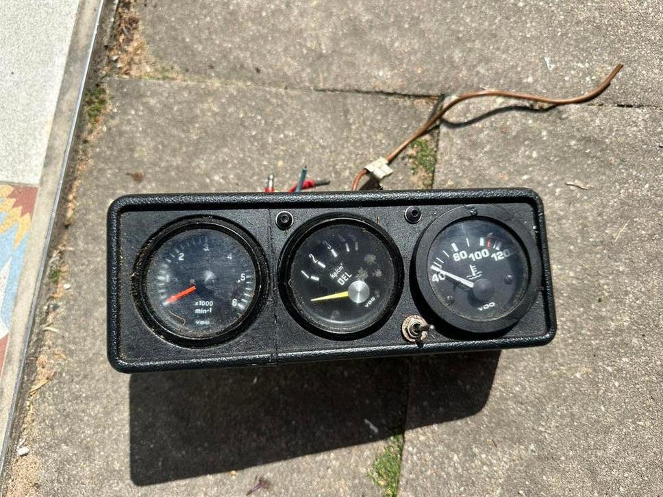 Console met meters temp, oloeidrok en toerental, Ophalen of Verzenden, Gebruikt