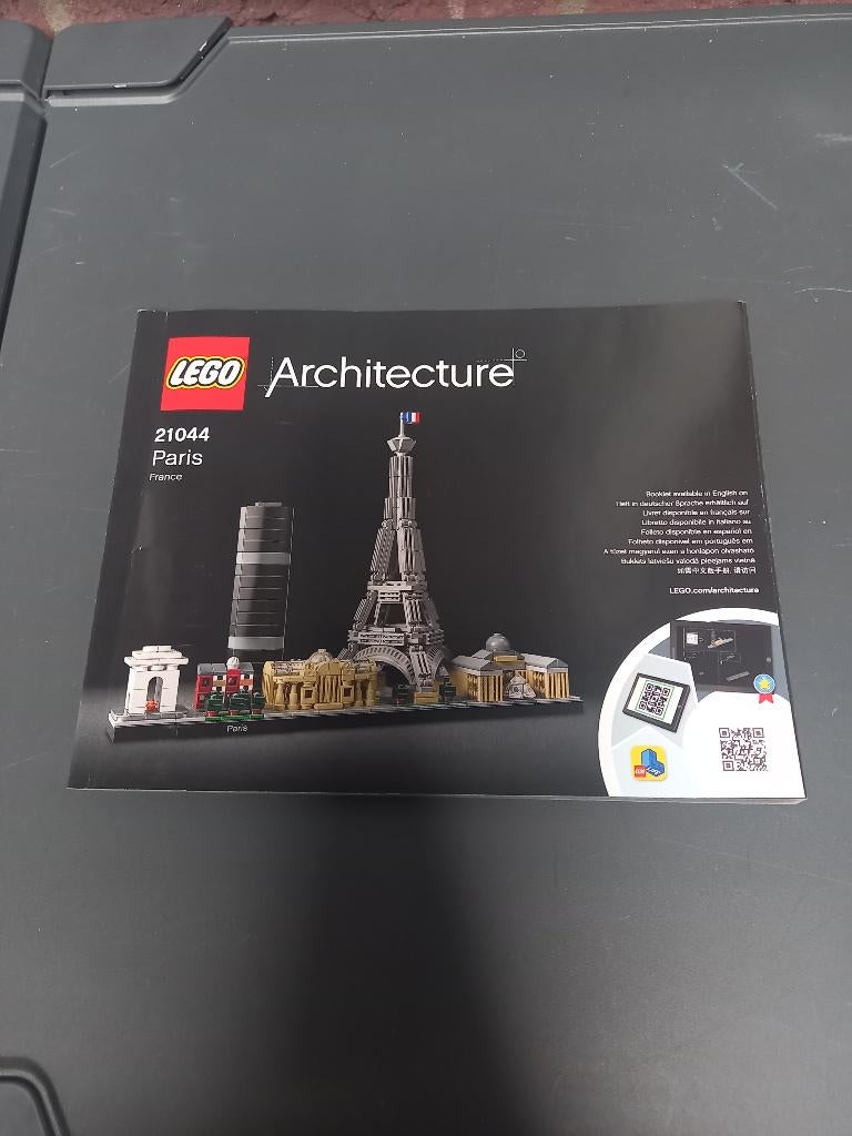 lego 21044 paris instructieboek serie architecture, Lego, Accessoire, Architecture, Ophalen of Verzenden