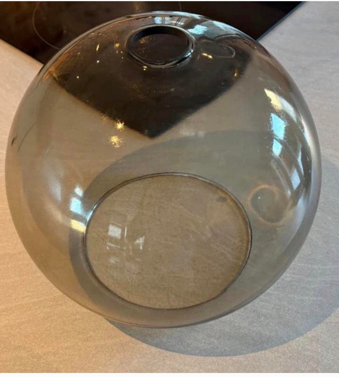 Lampenkap glas voor de ikea skaftet, Huis en Inrichting, Lampen | Lampenkappen, Ophalen, Zo goed als nieuw, Hanglamp, Glas