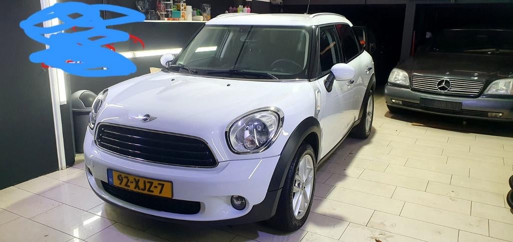 Mini Countryman 1.6 ONE 2012 Wit, Auto's, Voorwielaandrijving, Wit, Particulier, SUV of Terreinwagen