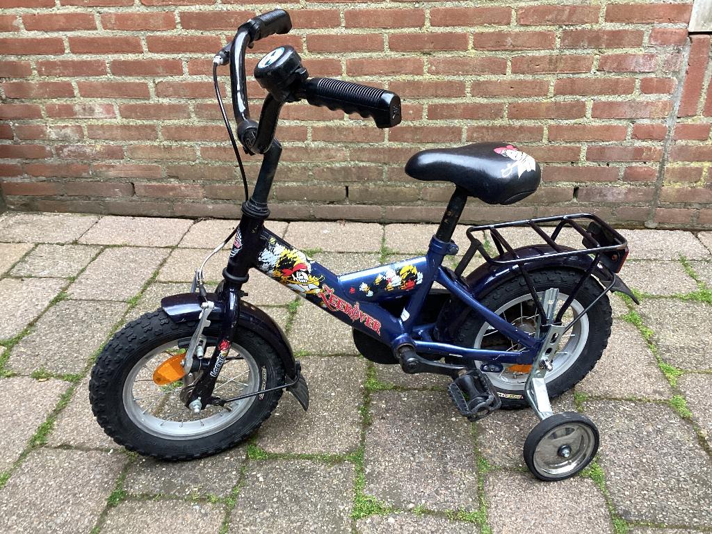 Kinderfiets Loekie 12 inch, Ophalen, Zijwieltjes, Gebruikt, Loekie