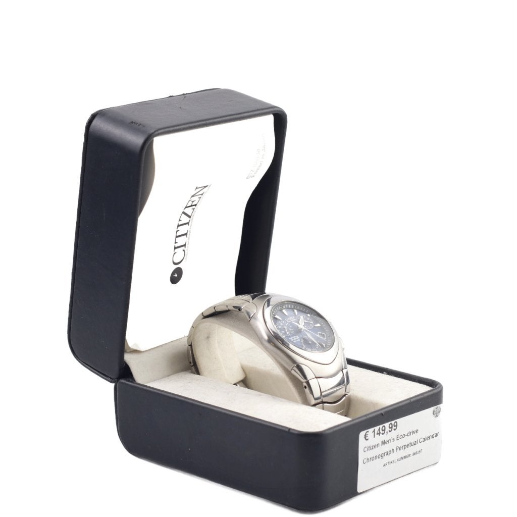 Citizen Men’s Eco-drive Chronograph Perpetual Calendar, Sieraden, Tassen en Uiterlijk, Horloges | Heren, Citizen, Zo goed als nieuw