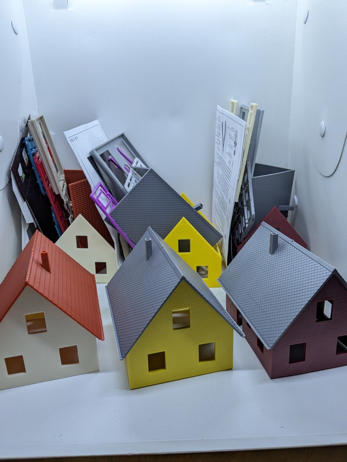 HO Faller Huisjes - 6 Stuks Modelbouw Huizen, Ophalen of Verzenden, Nieuw