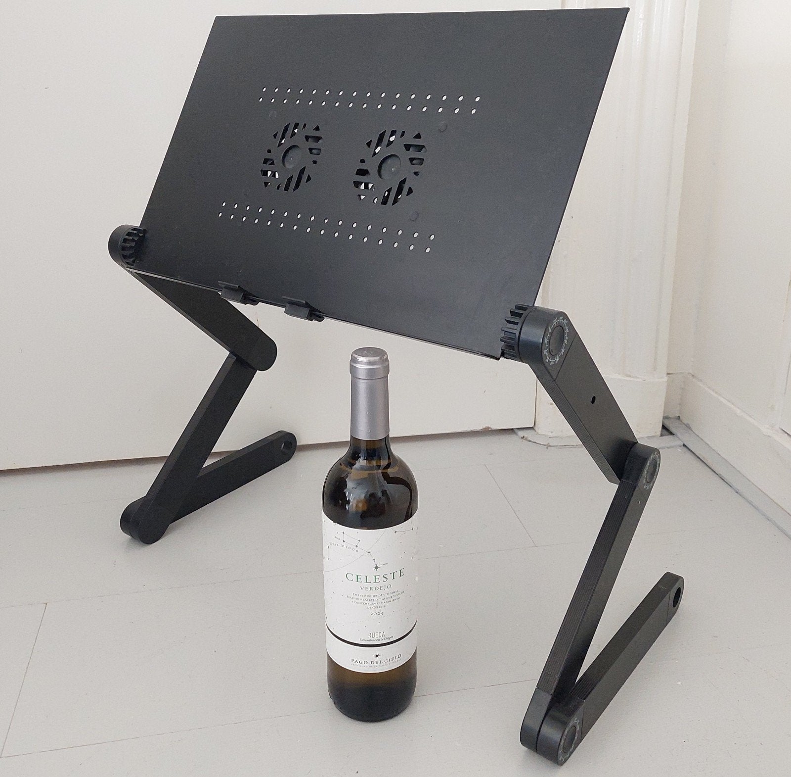 Laptop Tafel Opvouwbaar Verstelbaar Draagbaar Computer, Ophalen of Verzenden