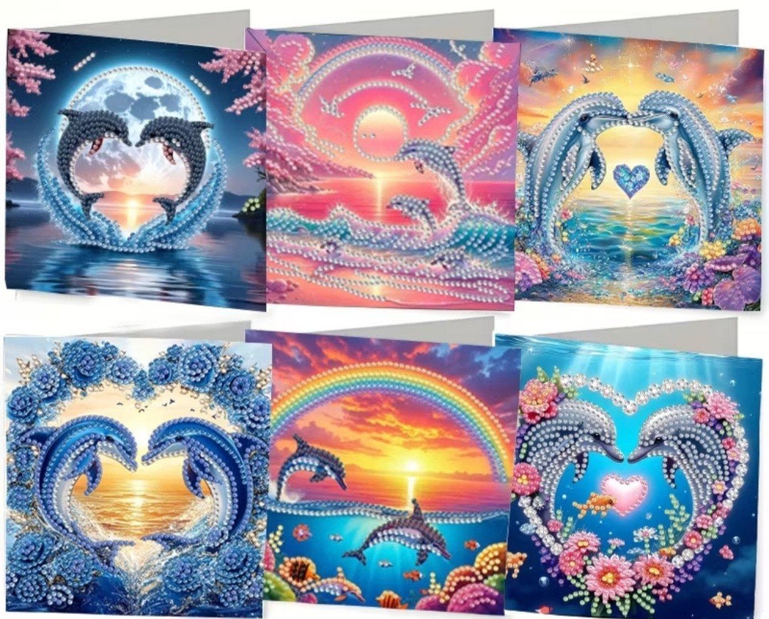 Diamond painting kaarten, Ophalen of Verzenden, Nieuw, Overige thema's