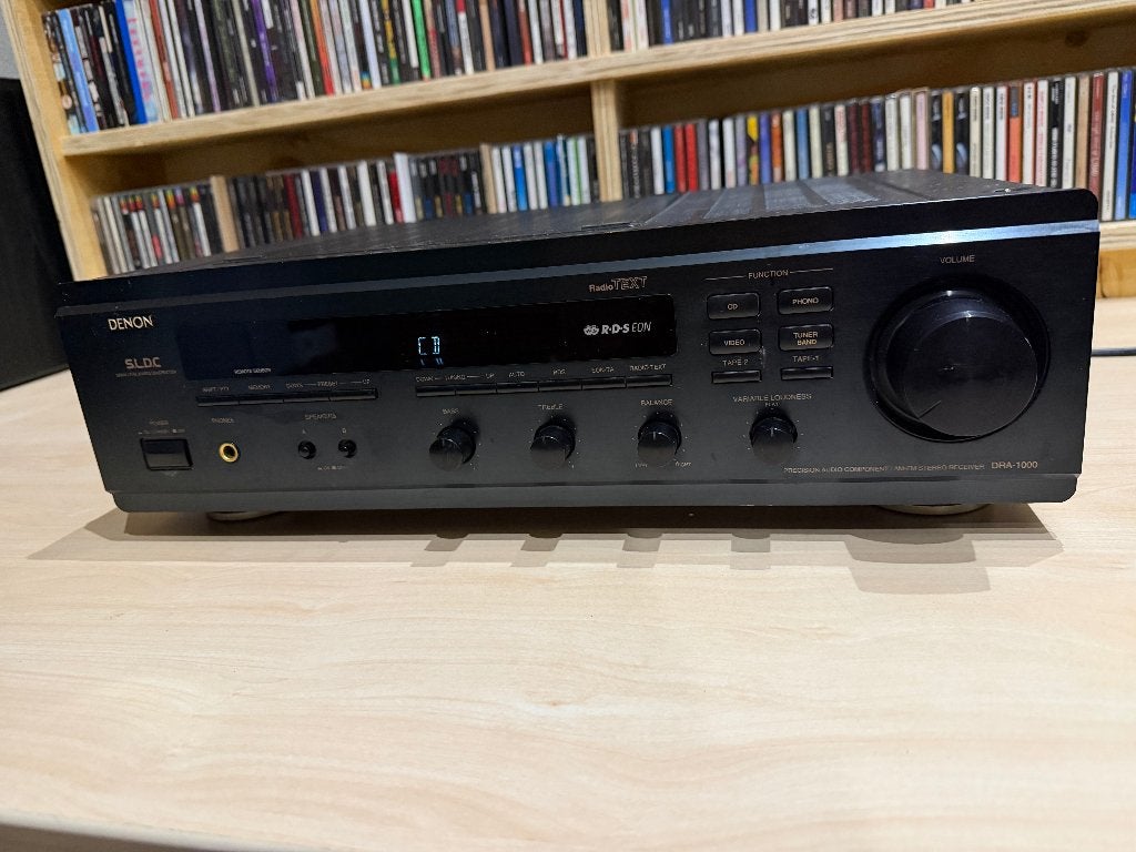 ✅ Denon DRA-1000 - FM/AM Receiver, Denon, Refurbished, Ophalen of Verzenden, 120 watt of meer