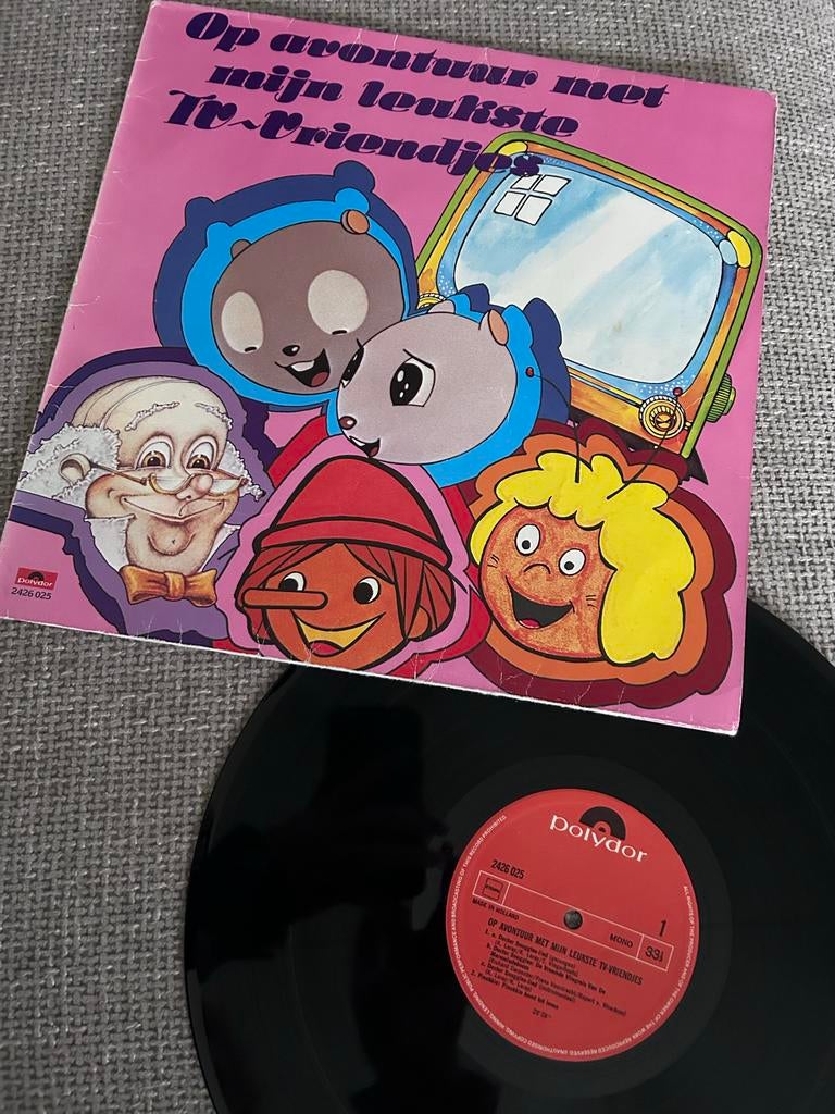 Op Avontuur Met Mijn Leukste TV-Vriendjes LP, Originele persing, Ophalen of Verzenden, 12 inch, Muziek