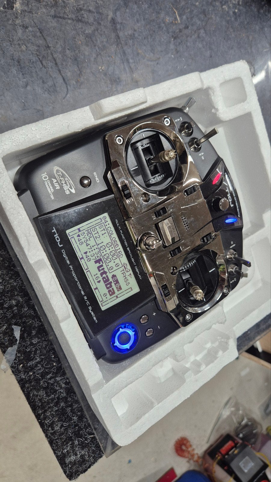 Futaba T10J T-FHSS AIR afstandsbediening met ontvangers, Ophalen of Verzenden, Gebruikt