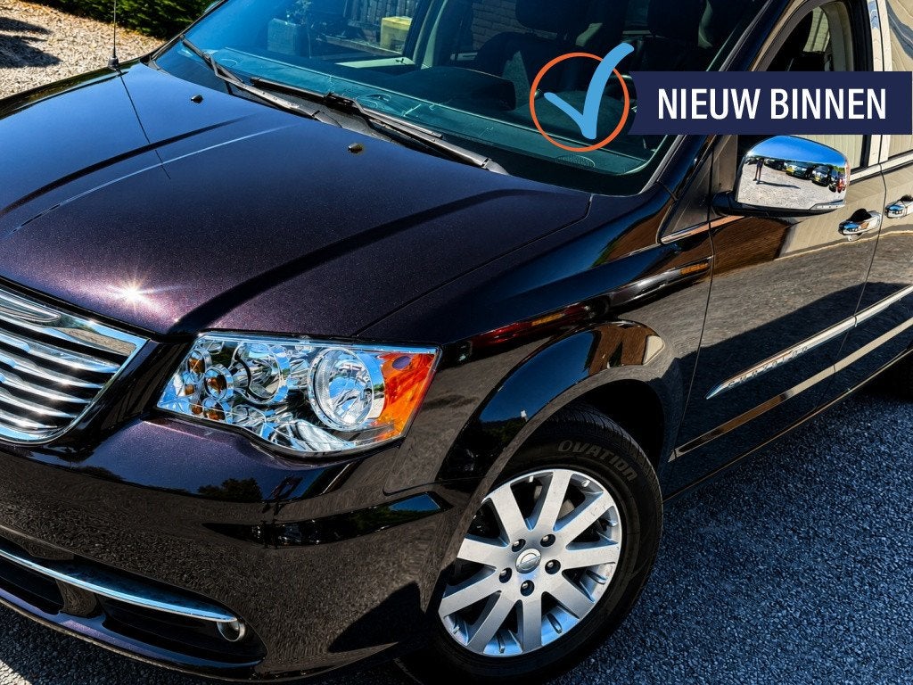 Chrysler Grand Voyager 3.6 V6 LIMITED-S EMINENCE-BLACK STOW&, Auto's, Dealer onderhouden, Gebruikt, Zwart, Grand Voyager