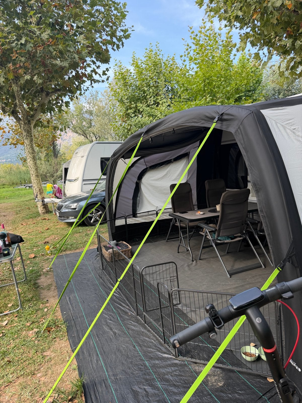 Obelink Sunroof 450 Air luifel voor caravan/camper, Ophalen, Gebruikt, Polyester, Overige merken