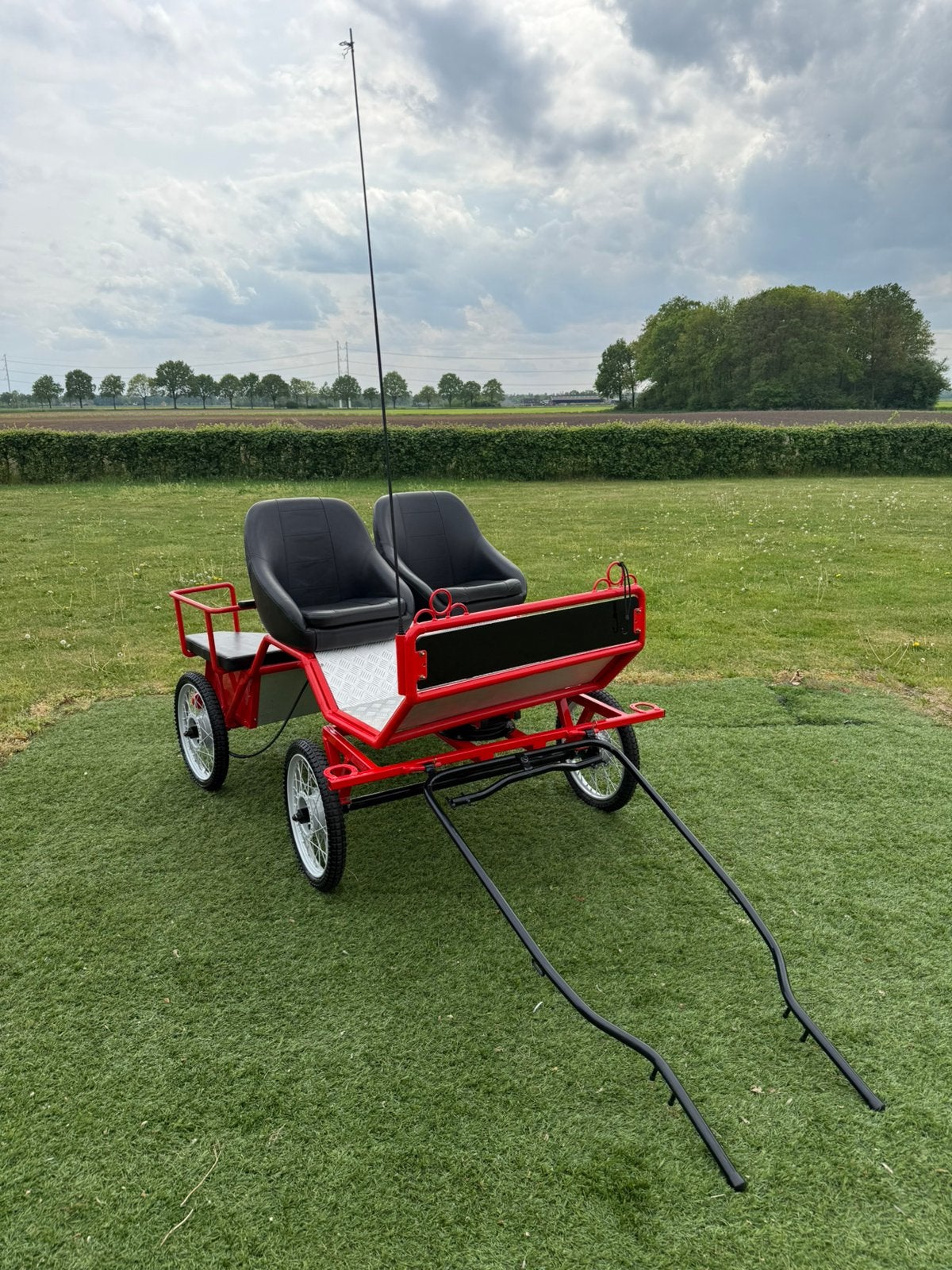 Menwagen shetlander of kleine pony, Zo goed als nieuw, Pony