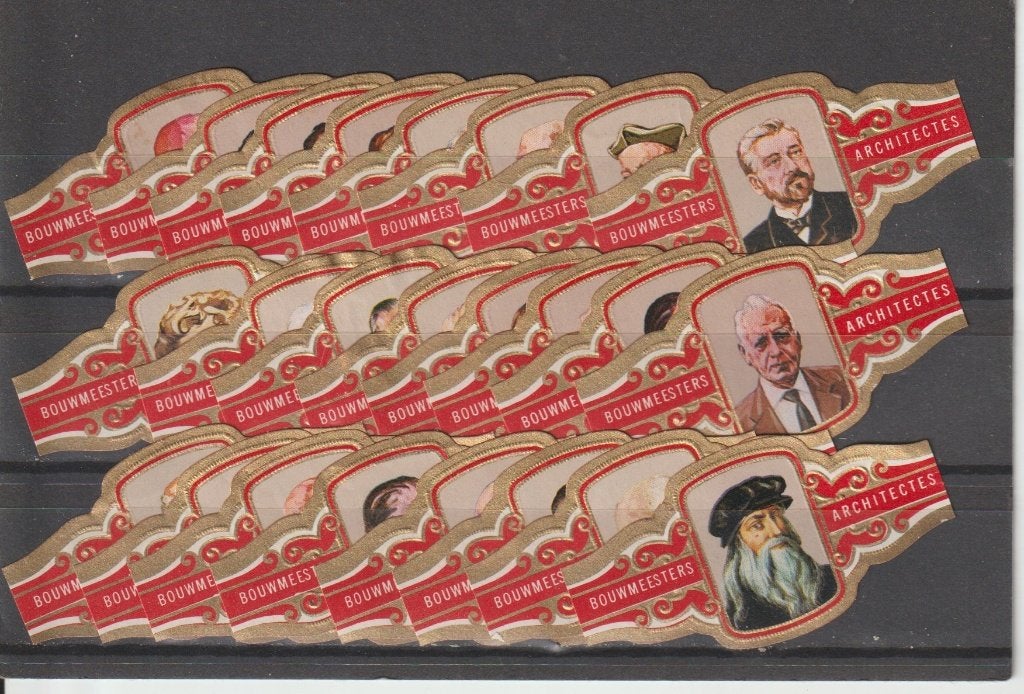 reeks    313  boekaniers  1-24      sigarenbanden, Ophalen of Verzenden, Zo goed als nieuw, Sigarenbandjes