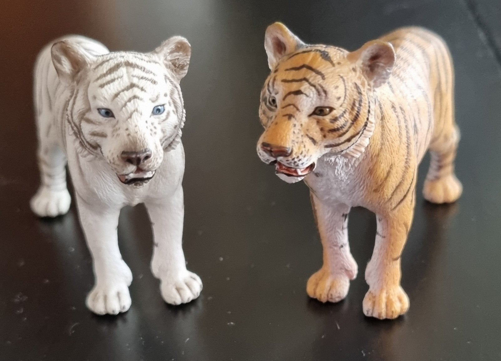 Schleich tijgers, 2 stuks, Ophalen of Verzenden, Zo goed als nieuw, Dier