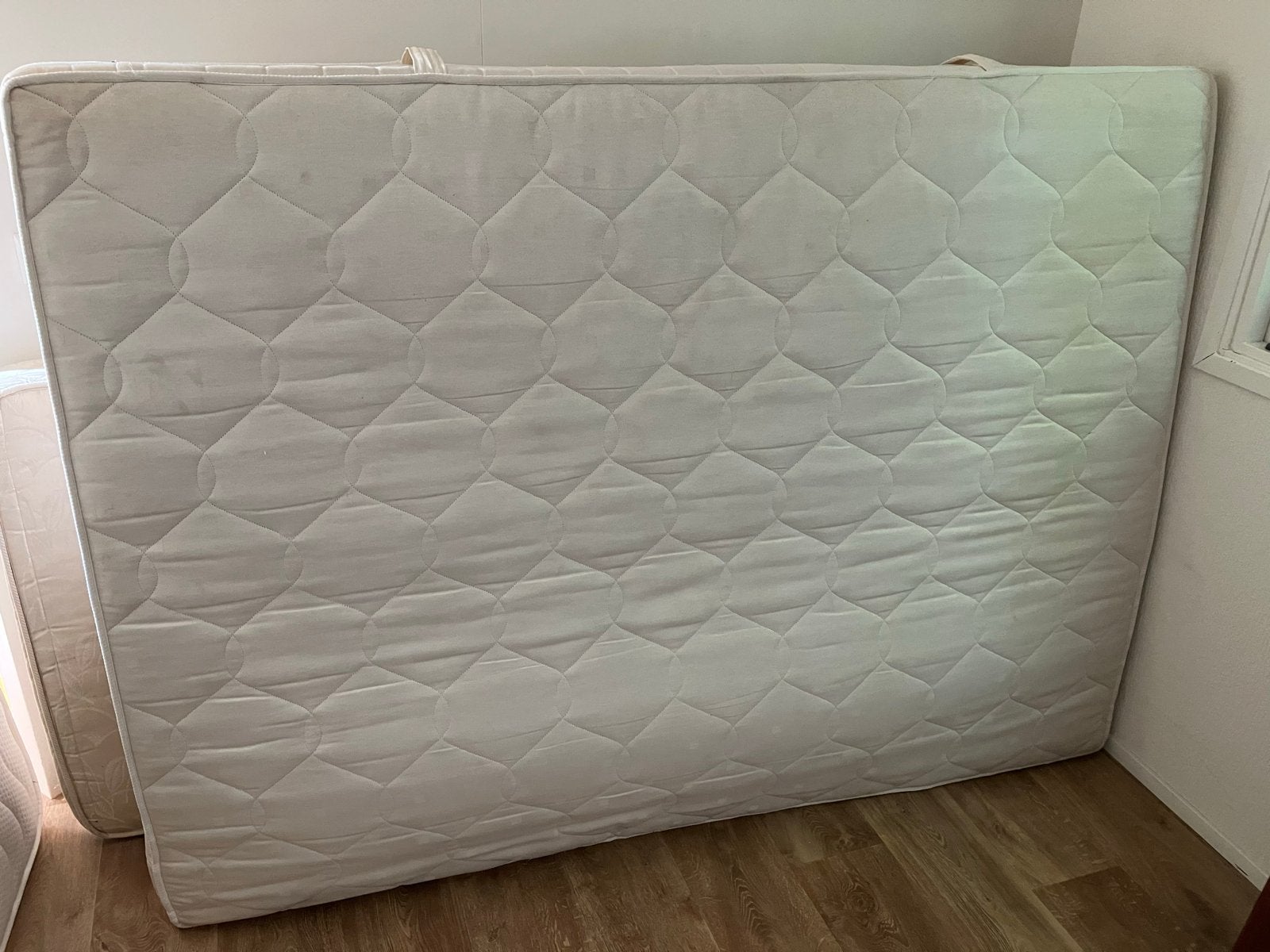 Gratis! twee persoons matras 140x190, Ophalen, Gebruikt, Tweepersoons, Matras