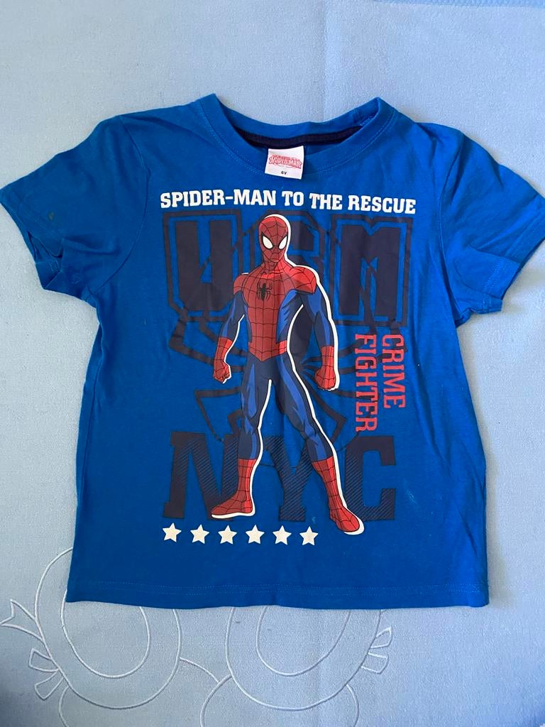 Spiderman T-shirt voor jongens - Maat 6Y of 116-122, Kinderen en Baby's, Kinderkleding | Maat 116, Ophalen of Verzenden, Zo goed als nieuw