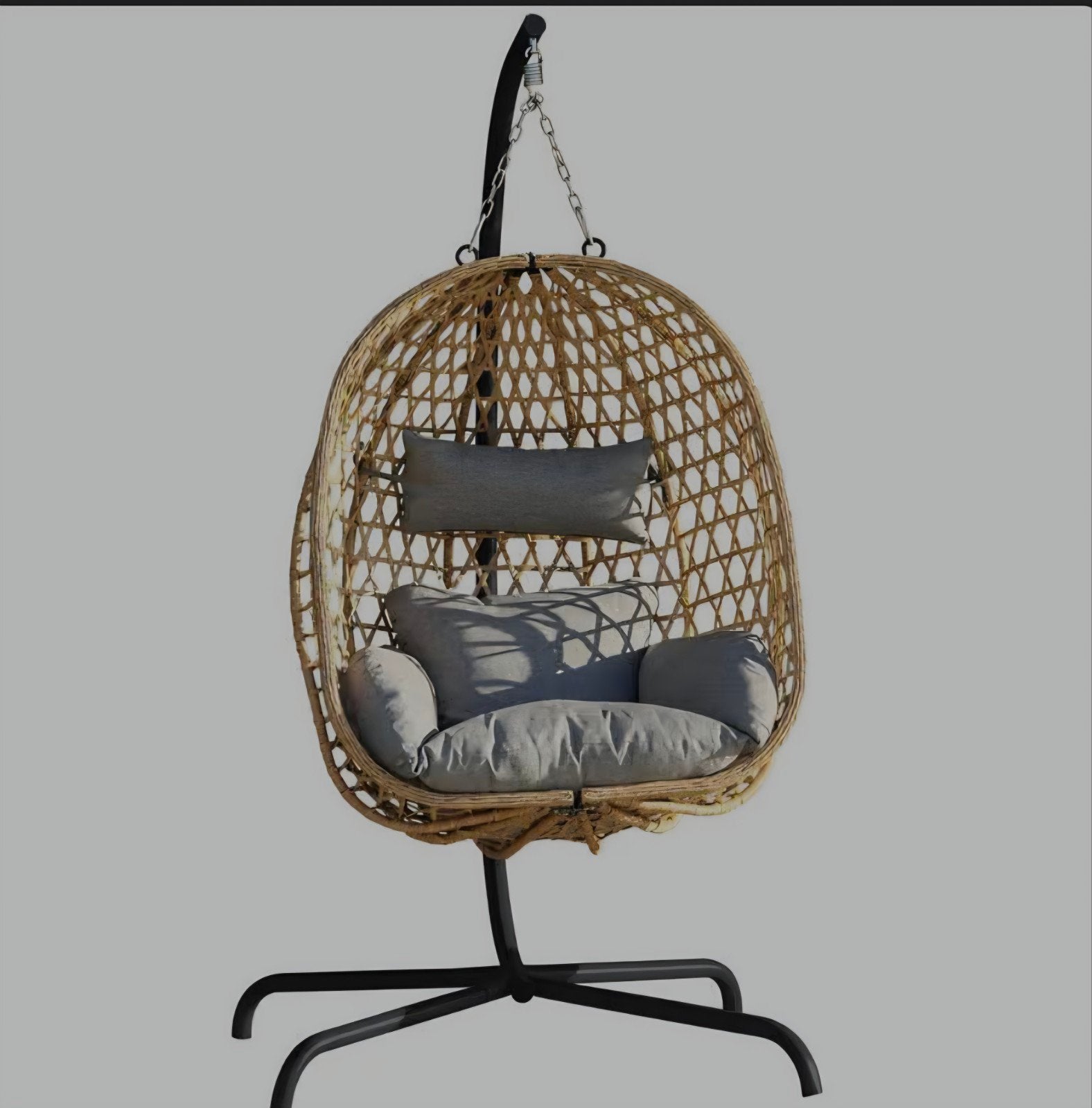 hangstoel voor buiten, Ophalen