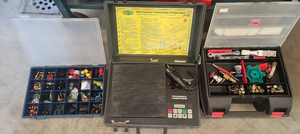 Airco gereedschap, Ophalen, Gebruikt